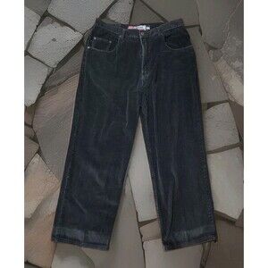 Vintage 90s/Y2K Bugle Boy Baggy Corduroy Pants Grey 36x30